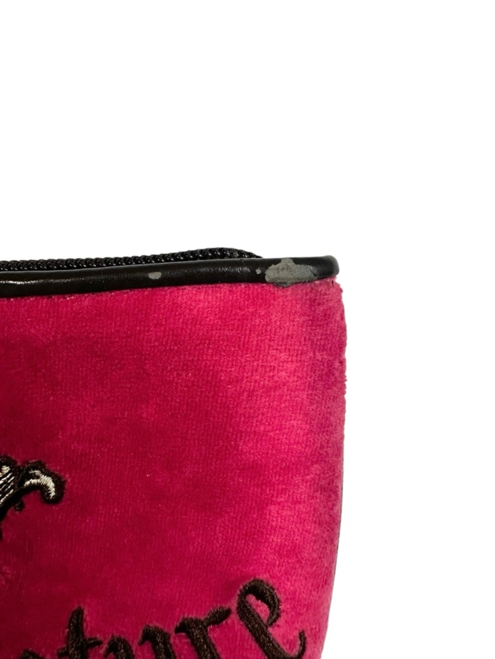 Y2K Juicy Couture Pink Velvet Wristlet - Picture 7 of 7